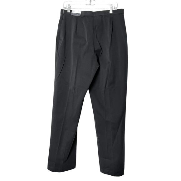 Westbound Madison Ave Pants Womens 14 Long Inseam 33" Straight Leg Black Stretch - Picture 2 of 8